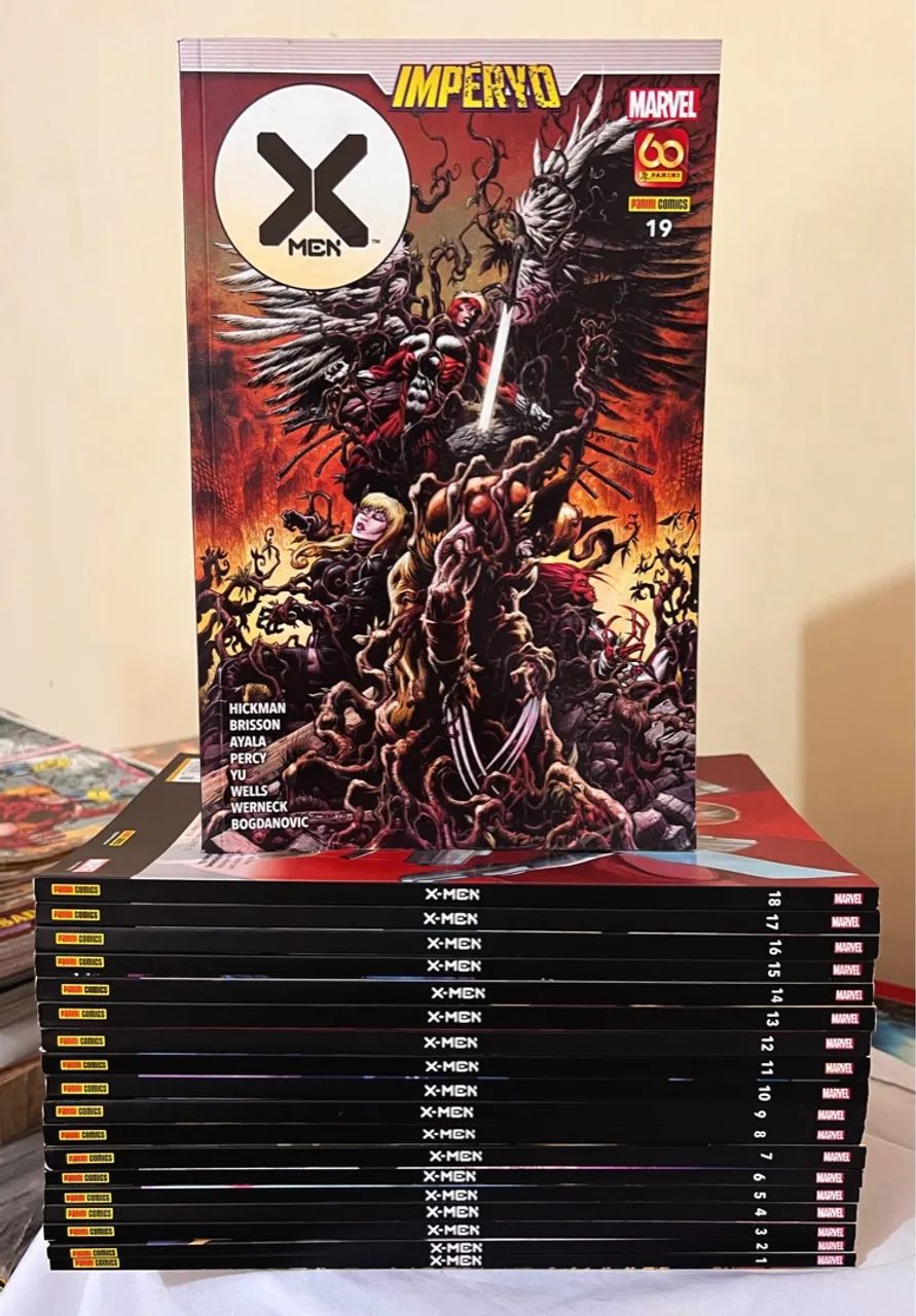 X men de Jonathan Hickman editorial Panini 1 ao 19 - Livros e