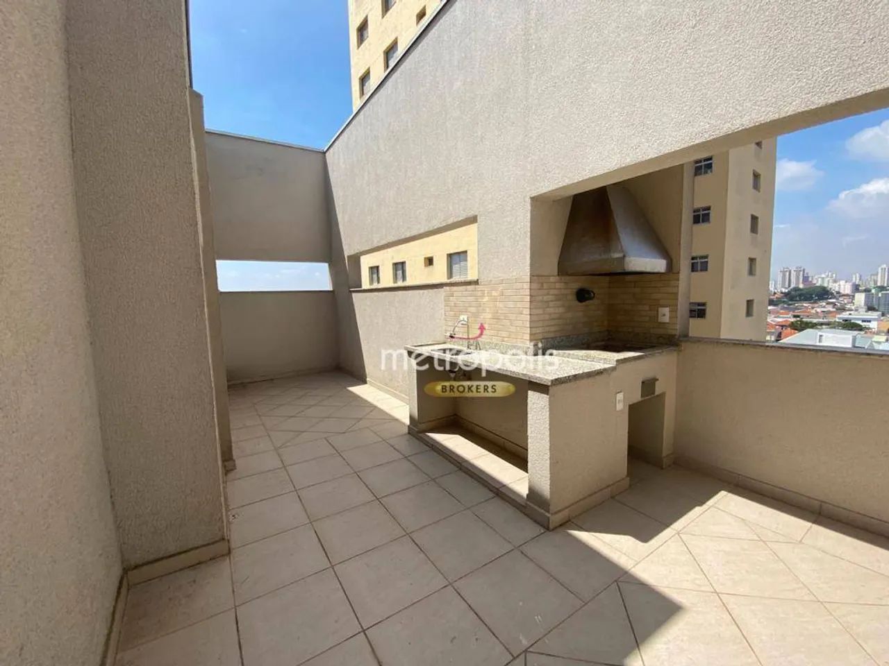 Cobertura com 2 dormitórios para alugar, 143 m² por R$ 4.655,77/mês - Barcelona - São Caet