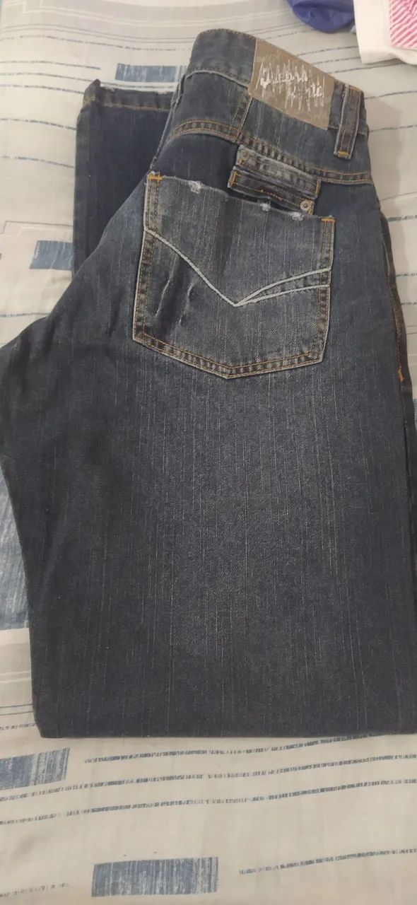 Calça Jeans Quebra Vento Masculina - Foto 2