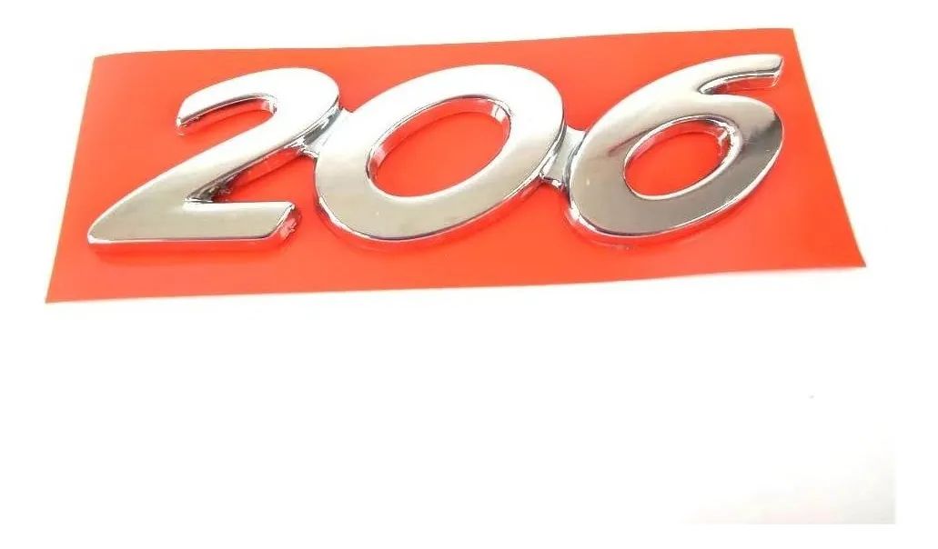 Emblema Adesivo Peugeot 206 Paralelo (12881)