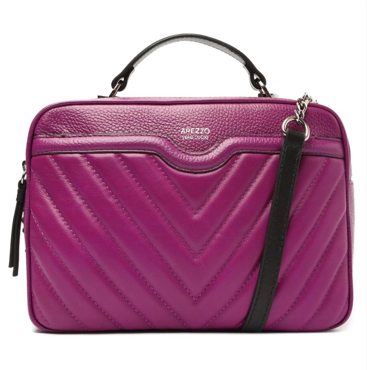 Bolsa AREZZO tira colo NOVA couro legítimo  - Foto 2