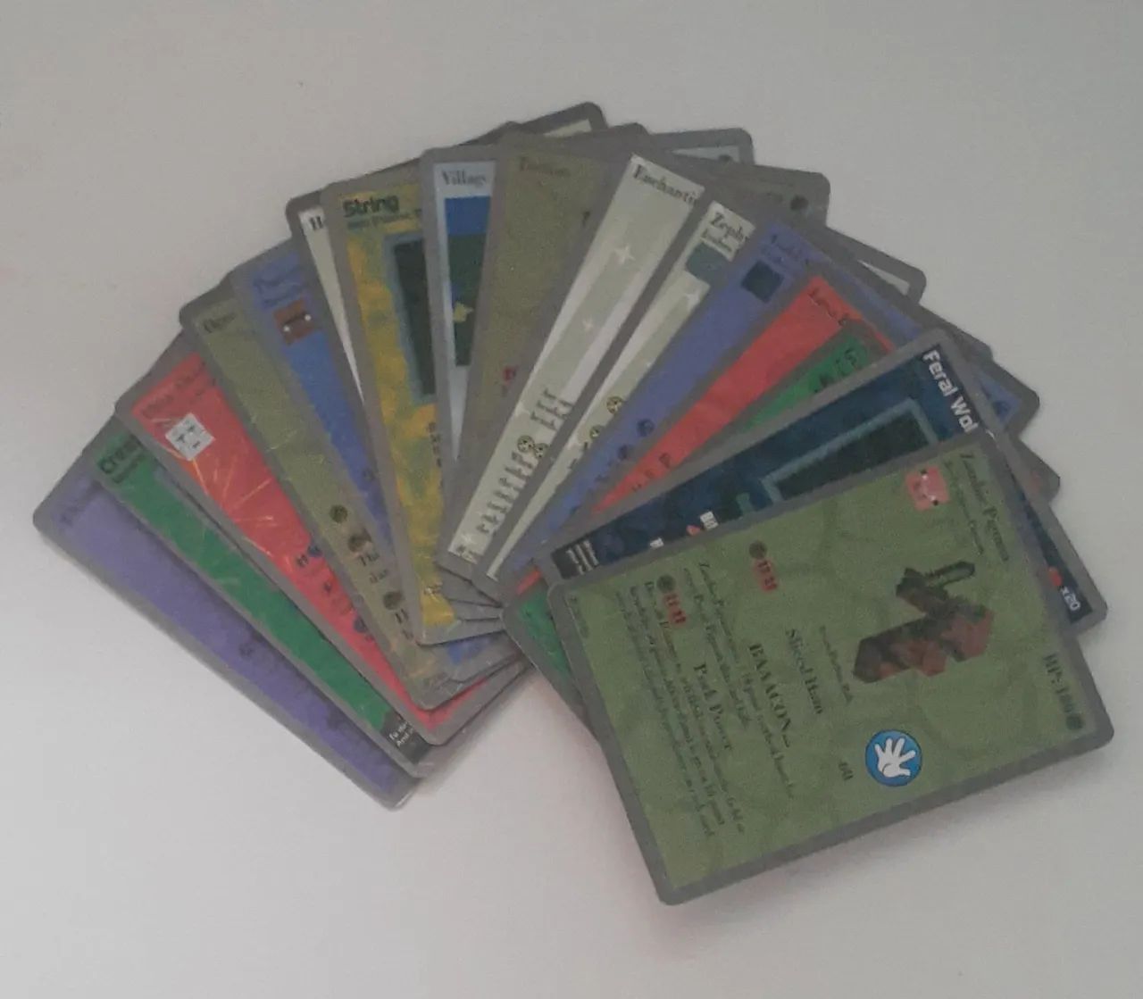 Cartas de Minecraft para colecionadores