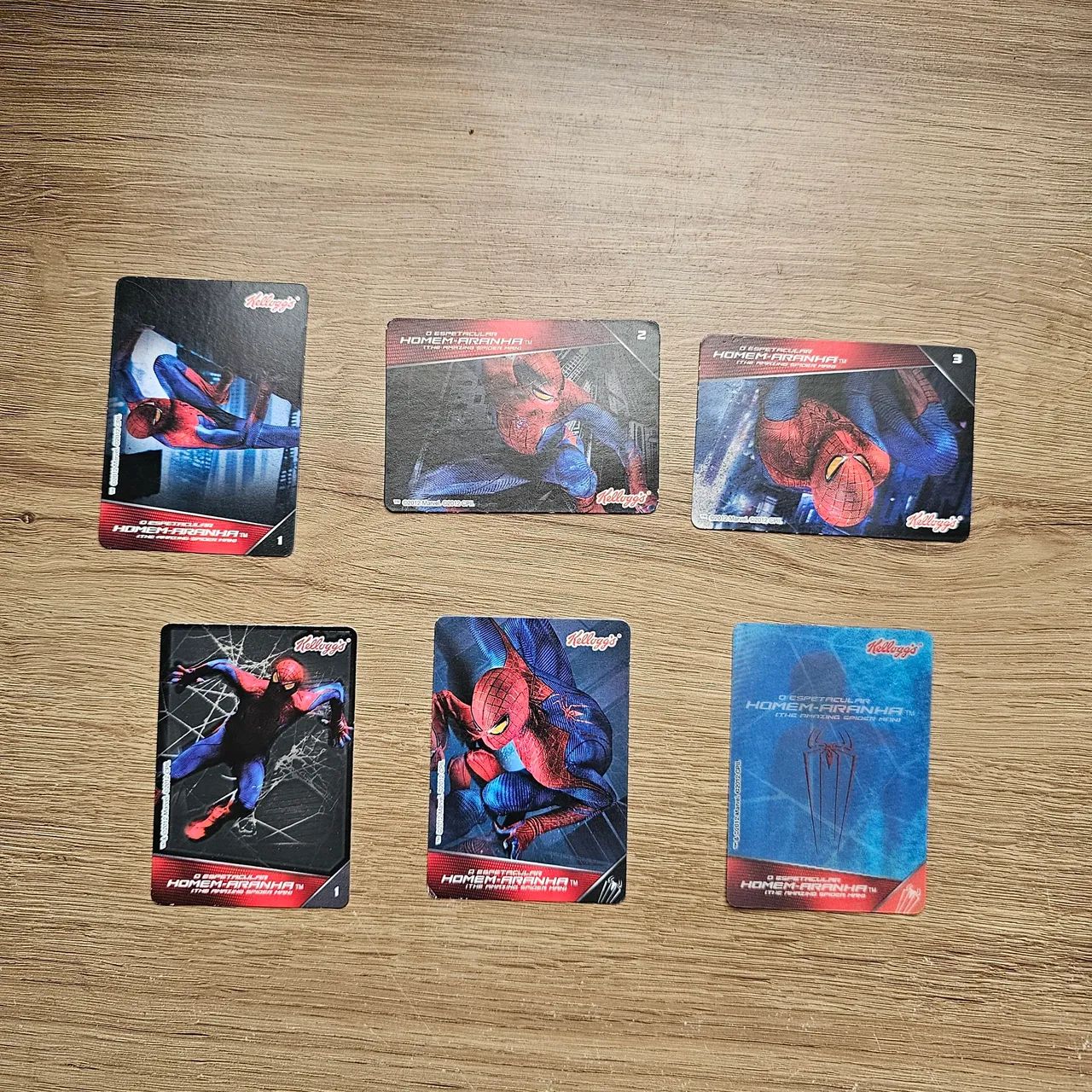Cartas Colecionáveis Homem-Aranha Kelloggs O Espetacular Homem-Aranha