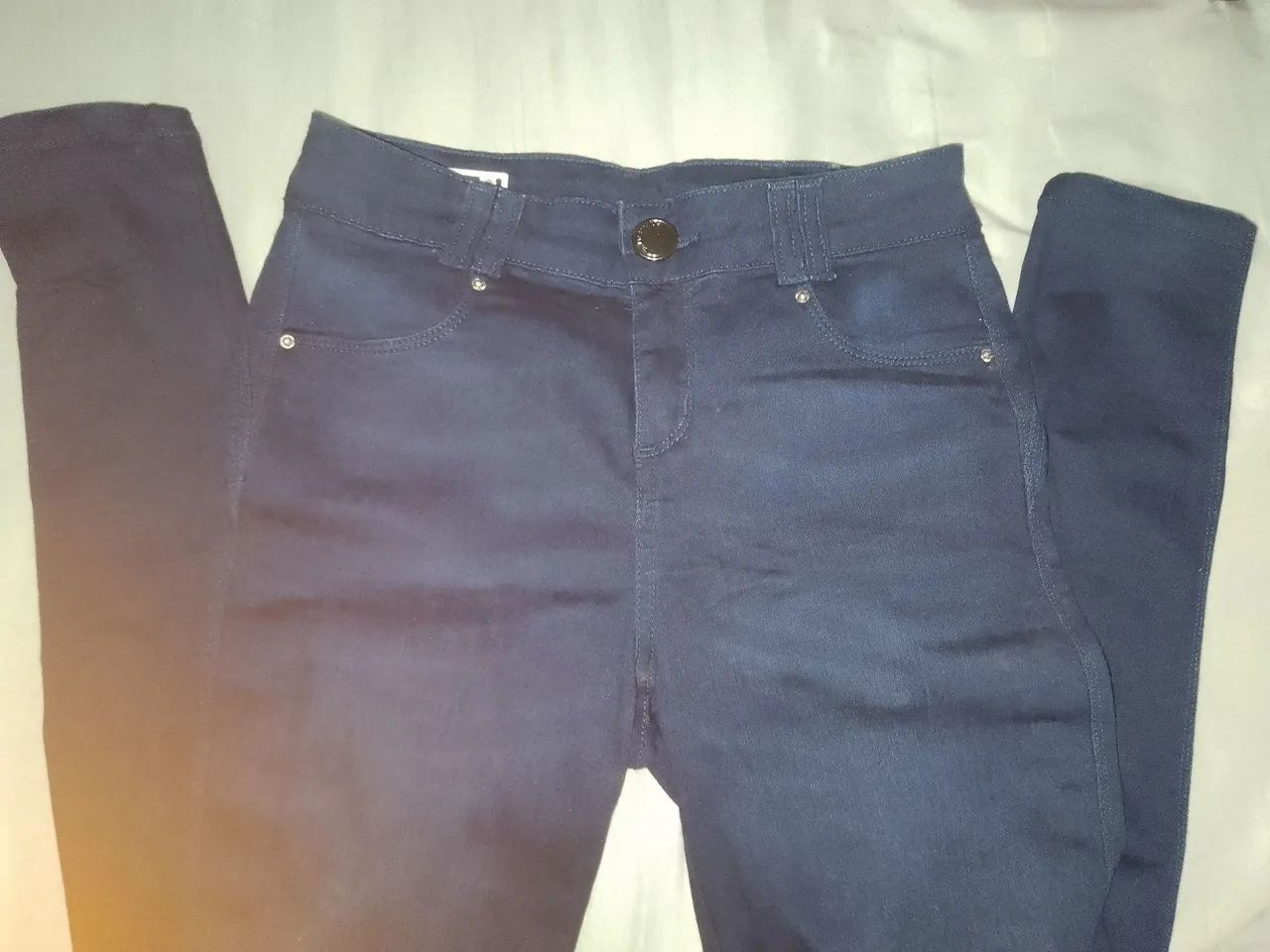 Calça Jeans Azul Escuro  - Foto 4