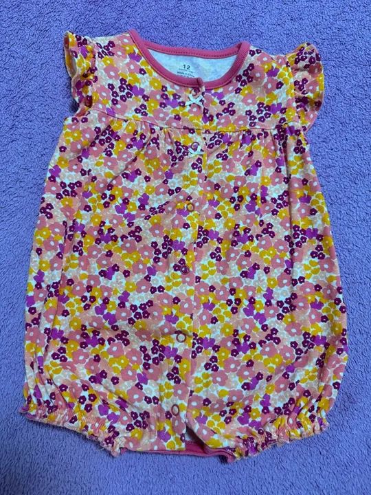 Body Bebê Menina Floral