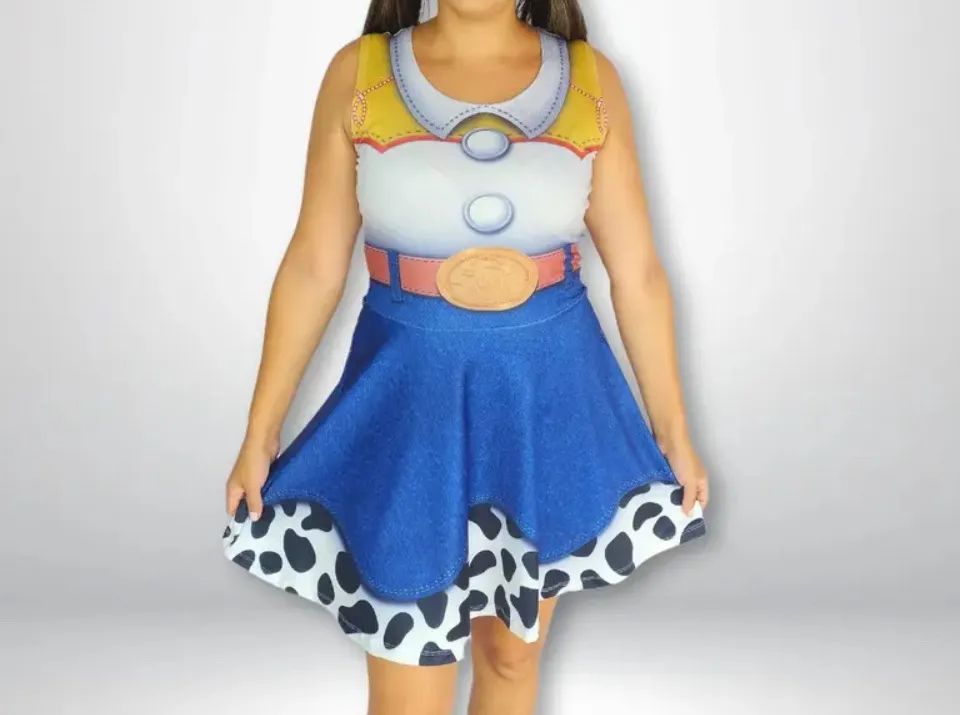 Vestido e chapéu  da Jessie Toy Story
