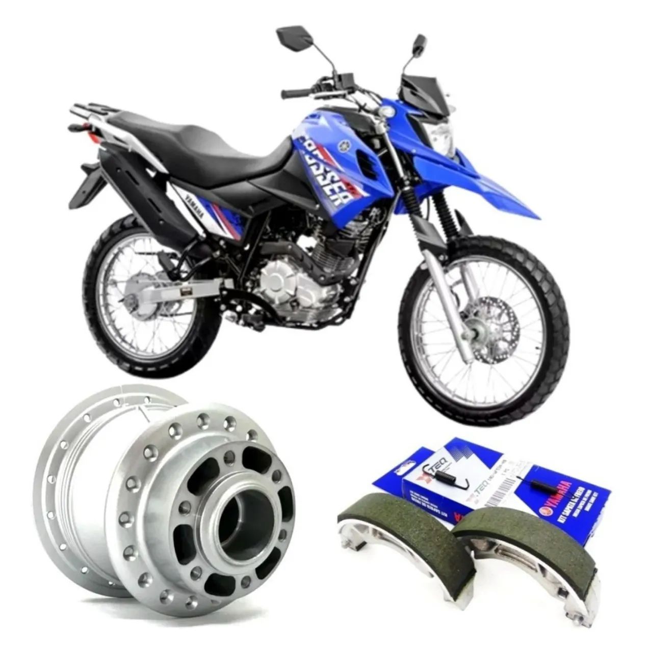 Kit Sapata de Freio Yamaha Original + Cubo - Foto 2