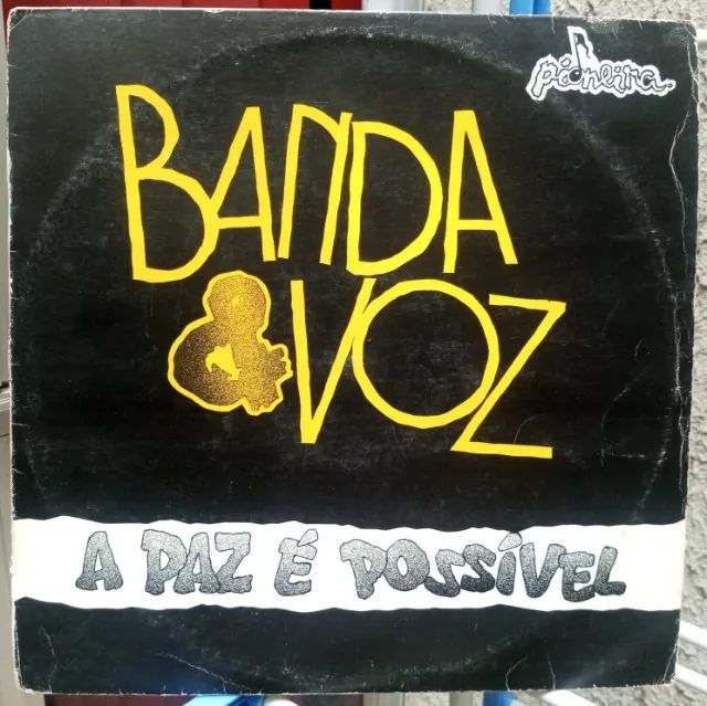LP - Disco de Vinil - Banda & Voz - A Paz é Possível - 1987