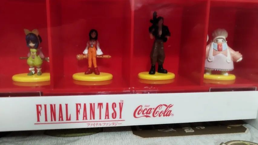 RARIDADE! Coleção Completa Final Fantasy Coca-Cola JP (36 Figs SD