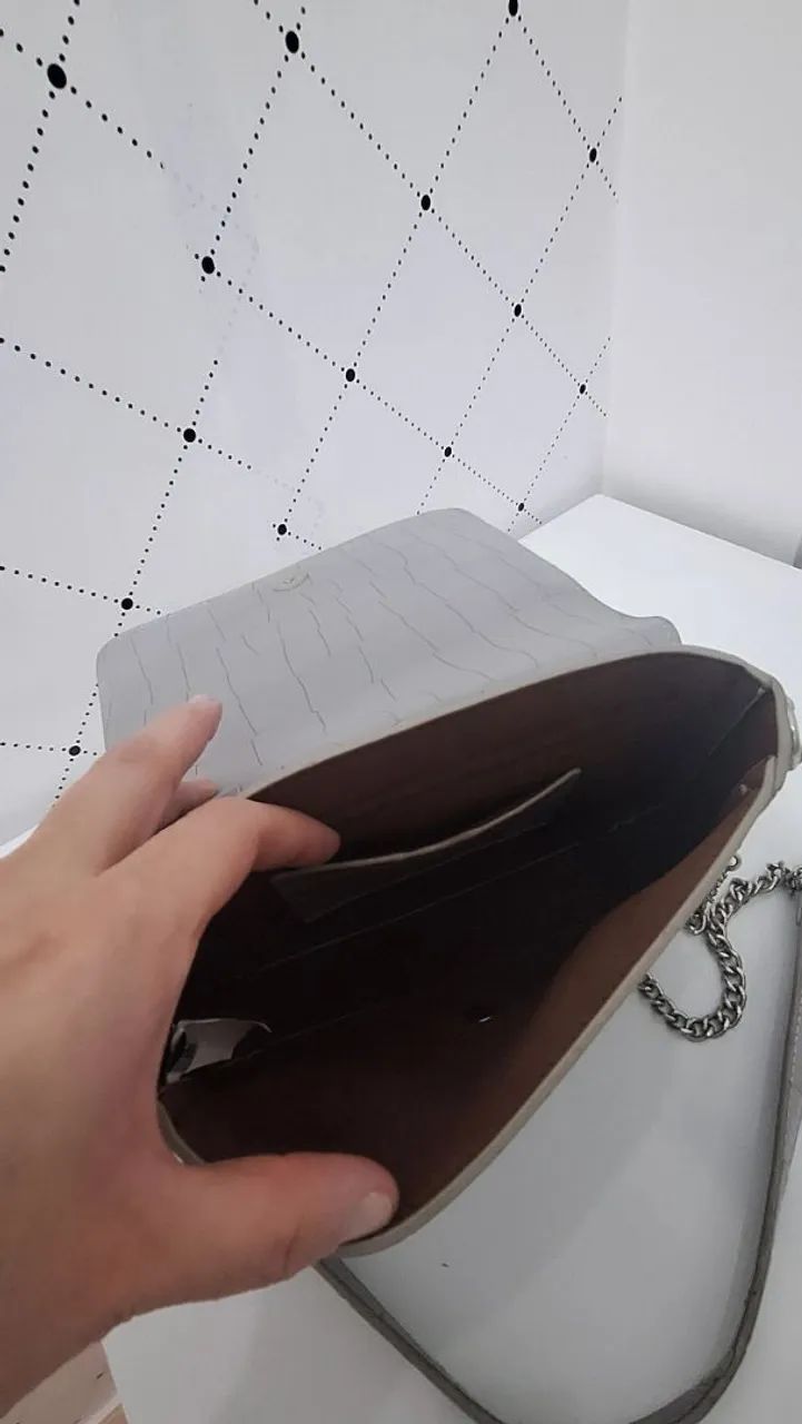 Bolsa Cinza - Pequena - Foto 3