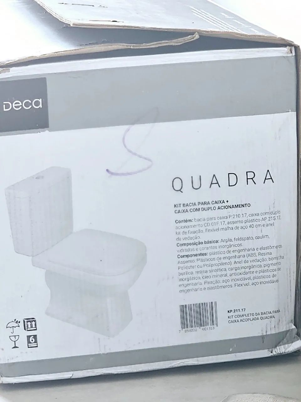 Vaso Sanitário Deca Quadra - Foto 2