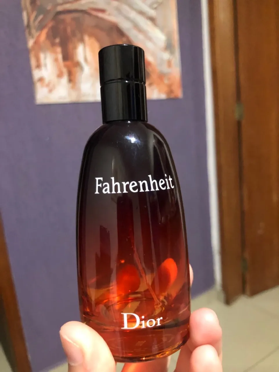 Frasco puro original Perfume Dior Fahrenheit 100 ml