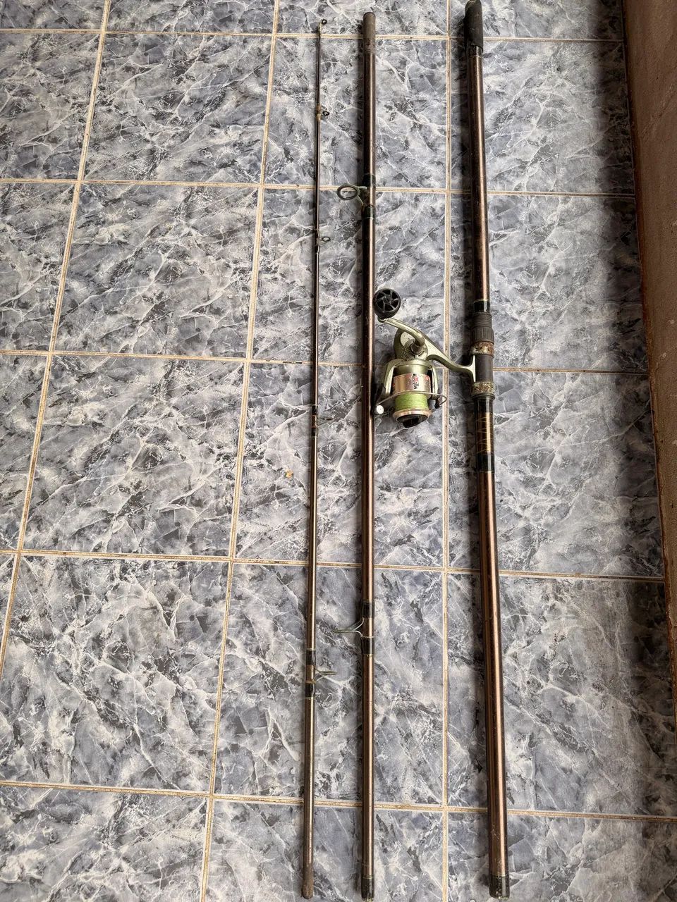 Vara de pesca de fibra de carbono 