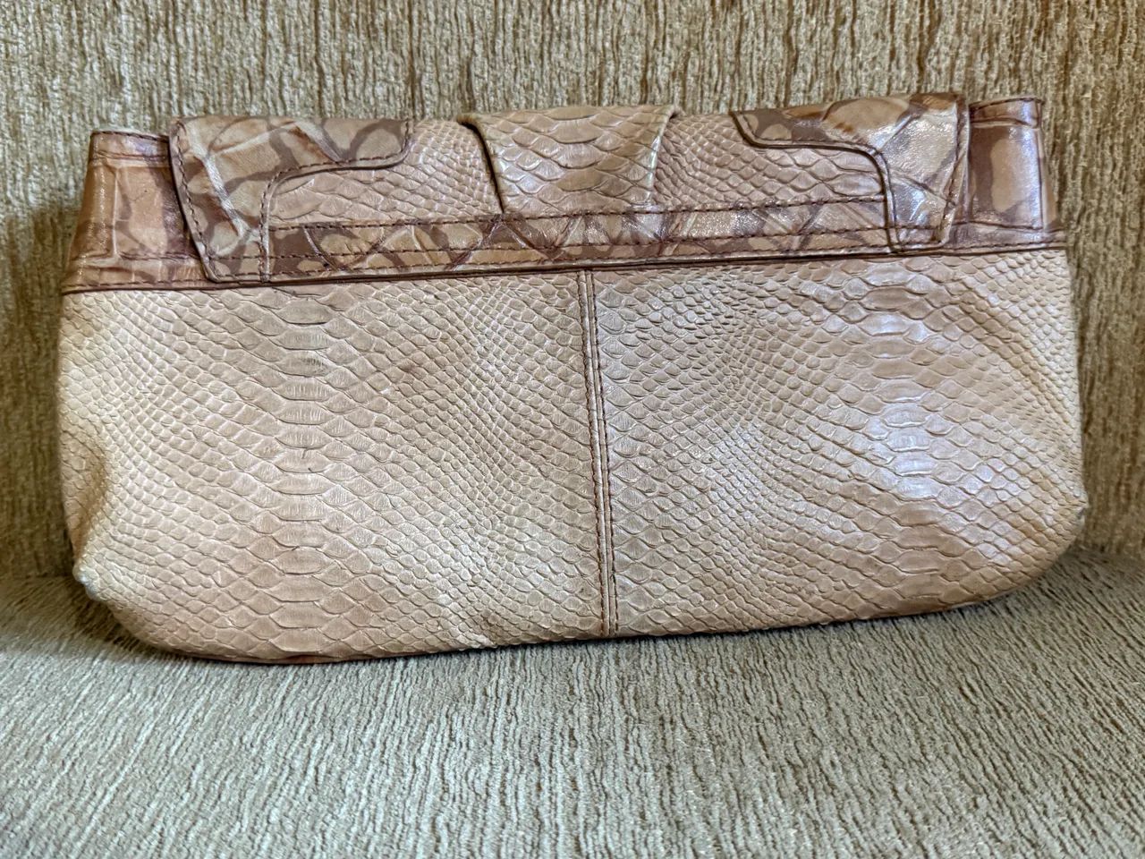 Bolsa VIA UNO em camurça e nobuk  - Foto 4
