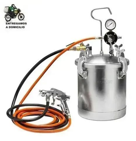 Tanque De Pressão Com Pistola 10l 40ps1 300l/min Worker