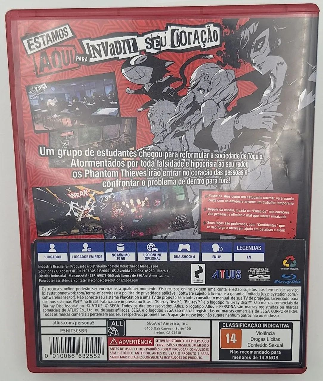 Persona 5 - PS4 - Foto 2