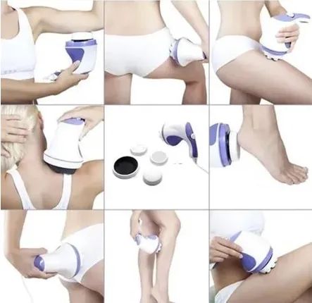 Massageador Corporal Elétrico Orbital Com 4 Cabeças z898 - Foto 2