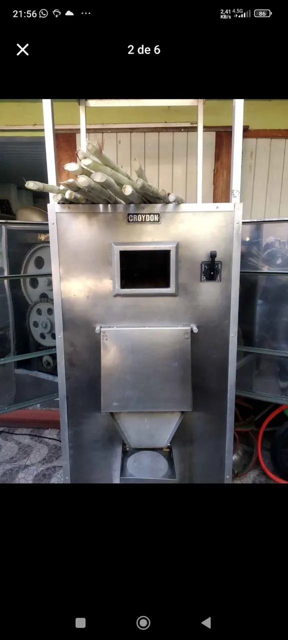 Moedor de Cana Industrial Croydon (Aço Inox)