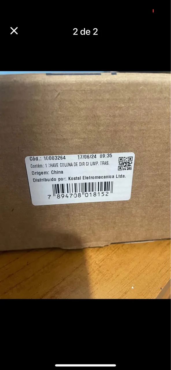 Chave coluna de direção do celta  - Foto 2