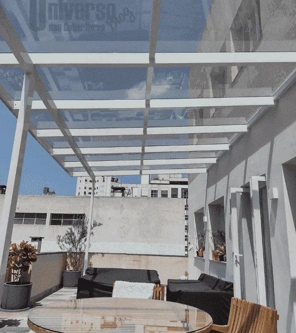 COBERTURA DE VIDRO - POLICARBONATO