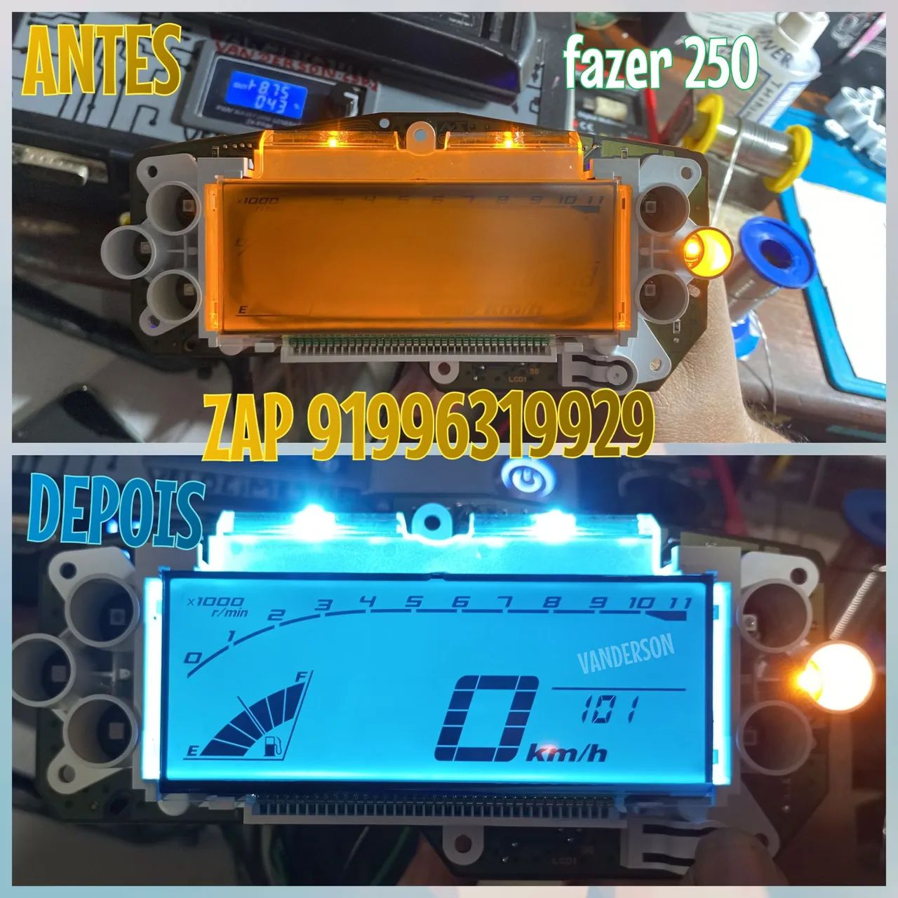 Painel de motos 