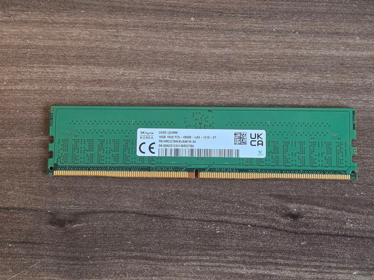 Memória RAM SK Hynix DDR5 16GB 4800Mhz