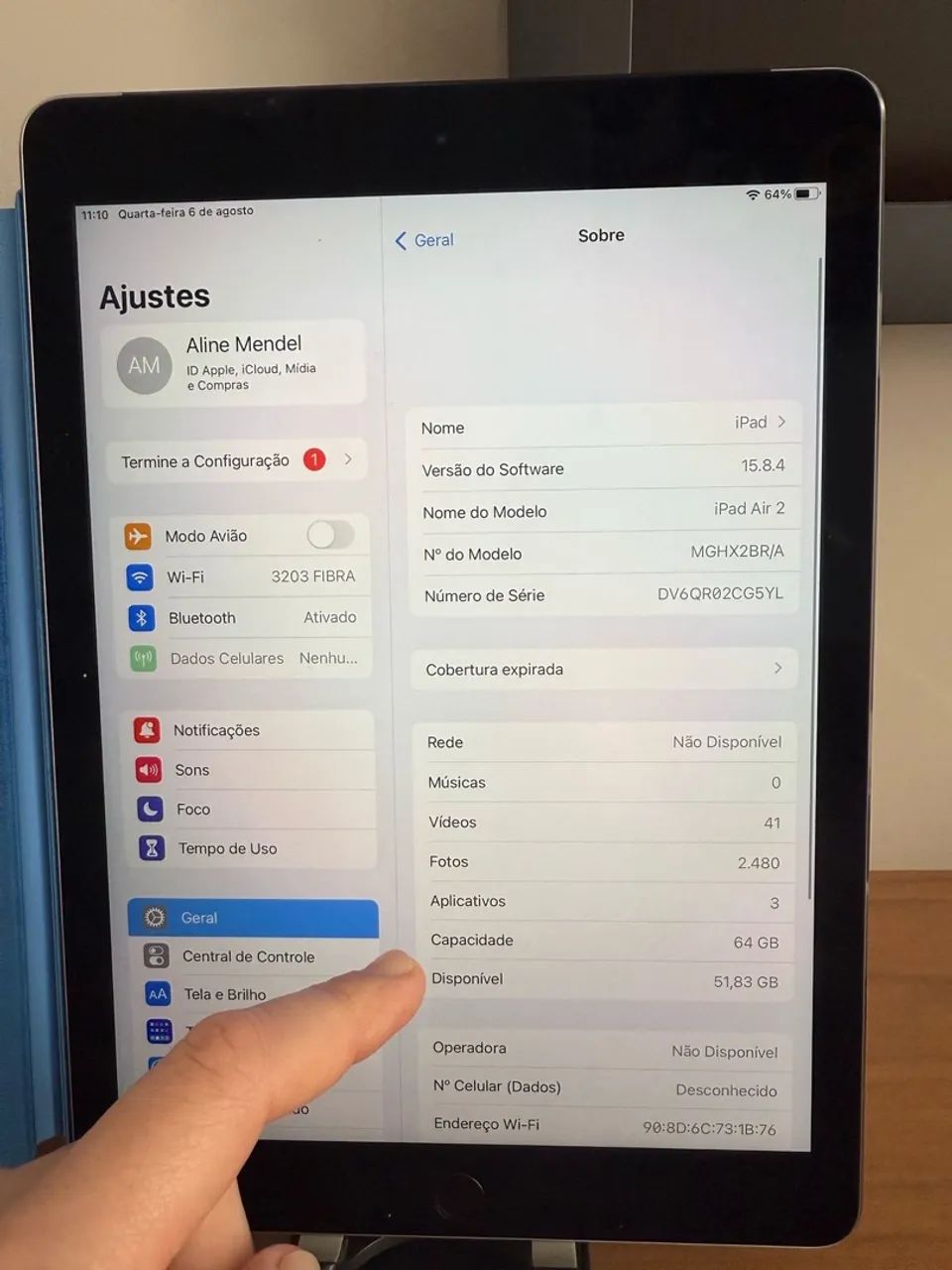 iPad Air 2 64gb Wi-Fi + Cell  - Foto 3