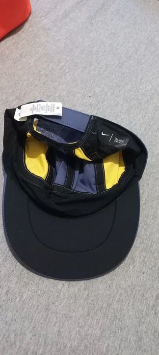 Boné Nike tailwind Azul e Amarelo - Foto 3