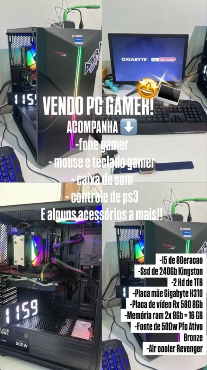 Pc gamer completo 64186558717186122
