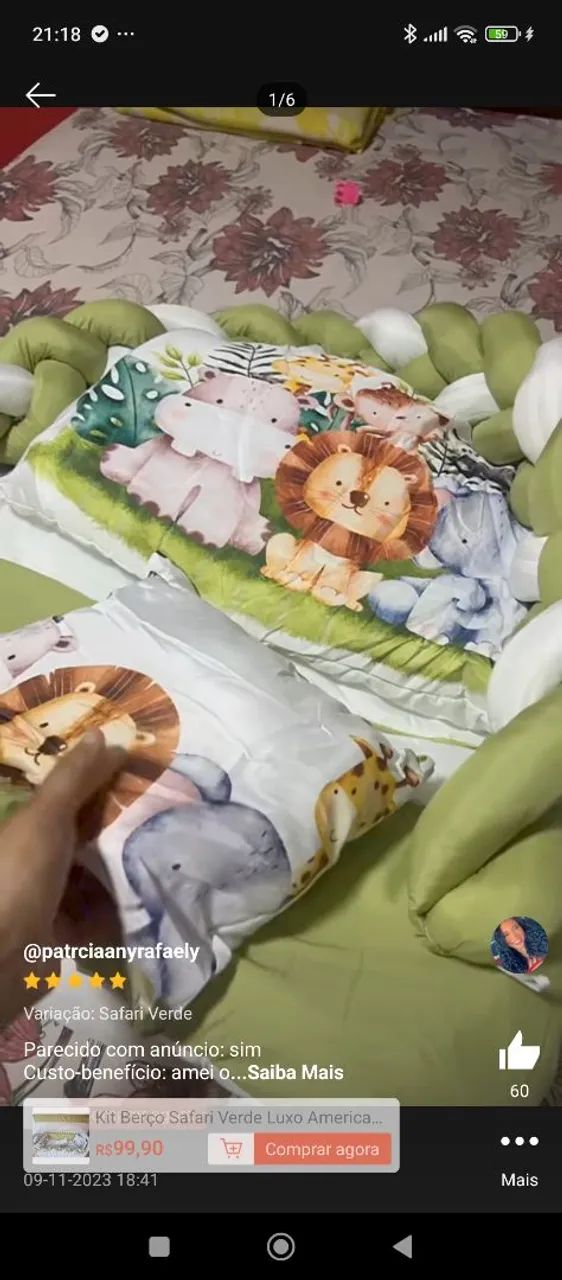 Kit berço 64310503980163121