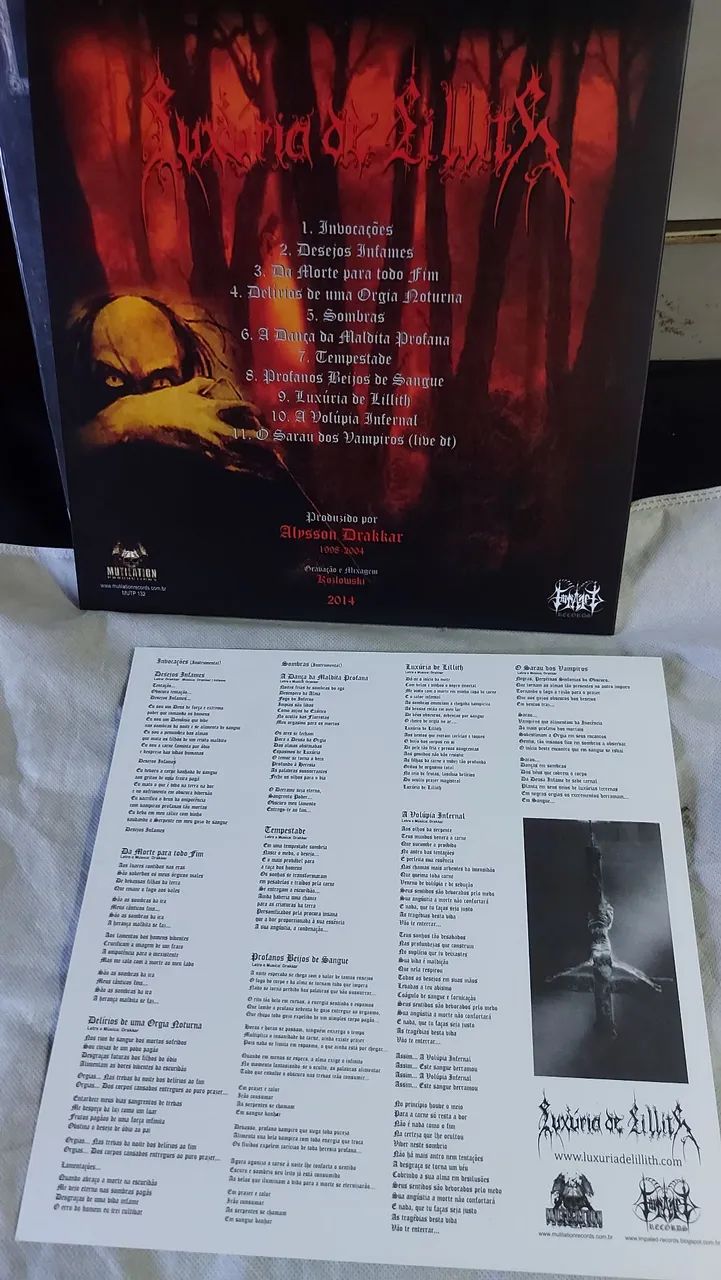 LP Luxúria de Lilith- Volupia infernal  - Foto 2