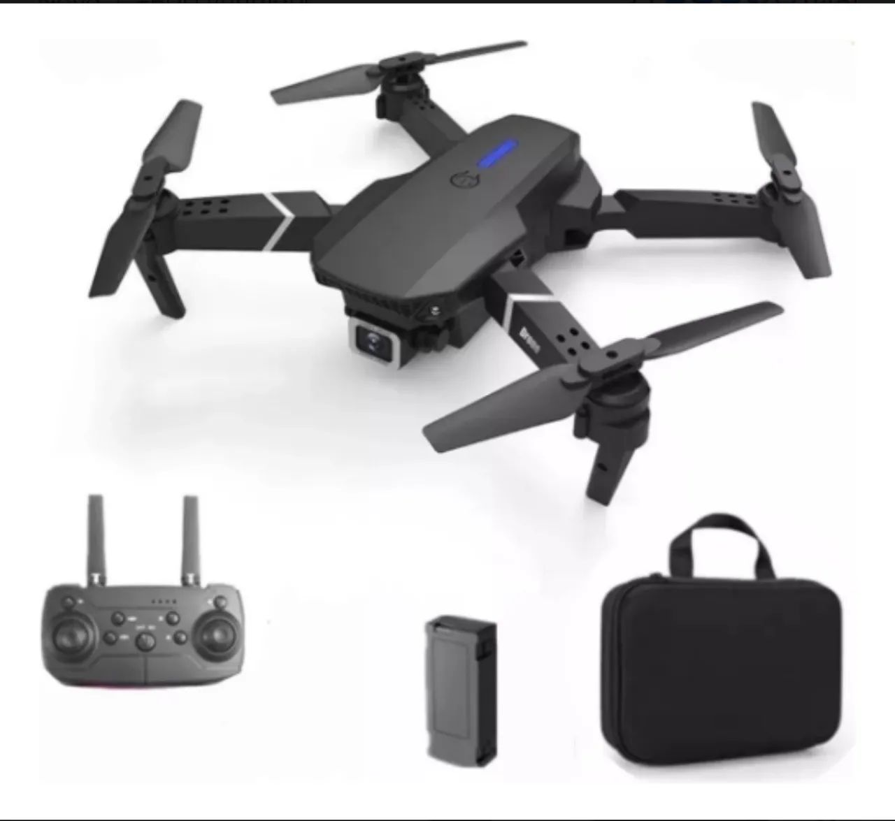Drone E99 K3 Pro Dual Câmera Dobrável Mini Wi-Fi HD 4K fotografia aérea  - Foto 3