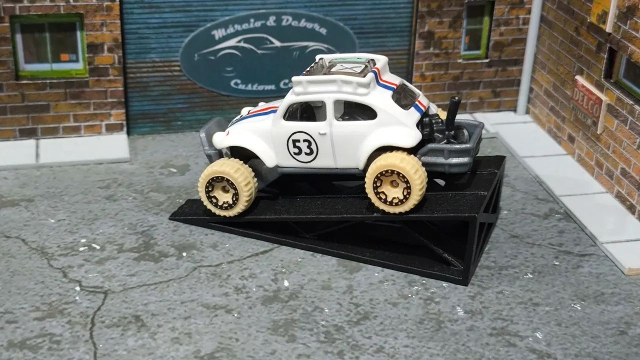 Hot Wheels Fusca Herbie 53 - Custom - Foto 4
