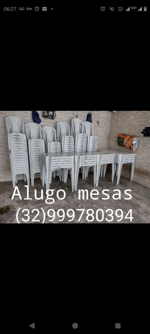 Aluguel de Mesas e Cadeiras para Eventos