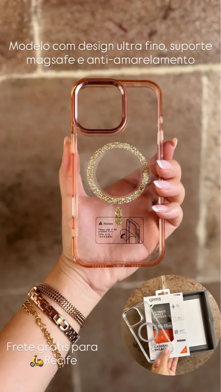 Case iPhone 16 pro max Luxury Cristal Ultimamente Protect  - Foto 2