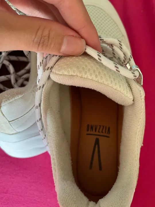Tênis Converse Branco vizzado  - Foto 3