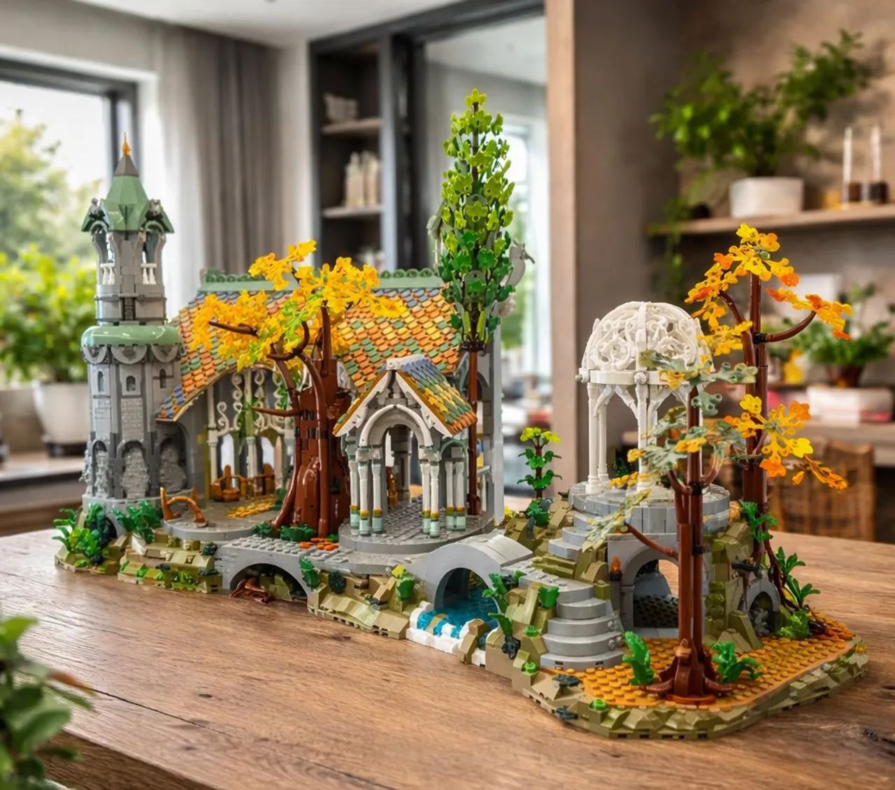 BLOCOS DE MONTAR RIVENDELL (10316) VALE DO SENHOR DOS ANÉIS 6167 PÇS+ FIGURES  MARCA MEGA  - Foto 2