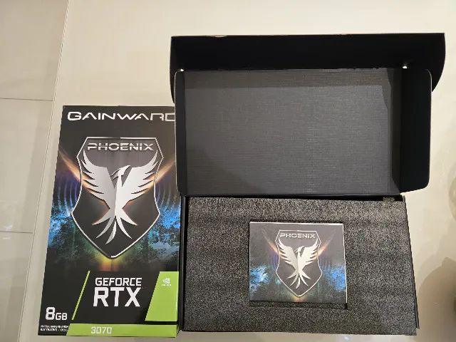 Placa de vídeo Nvidia Gainward Phoenix GeForce RTX 30 Series RTX 3070 8GB - Foto 2