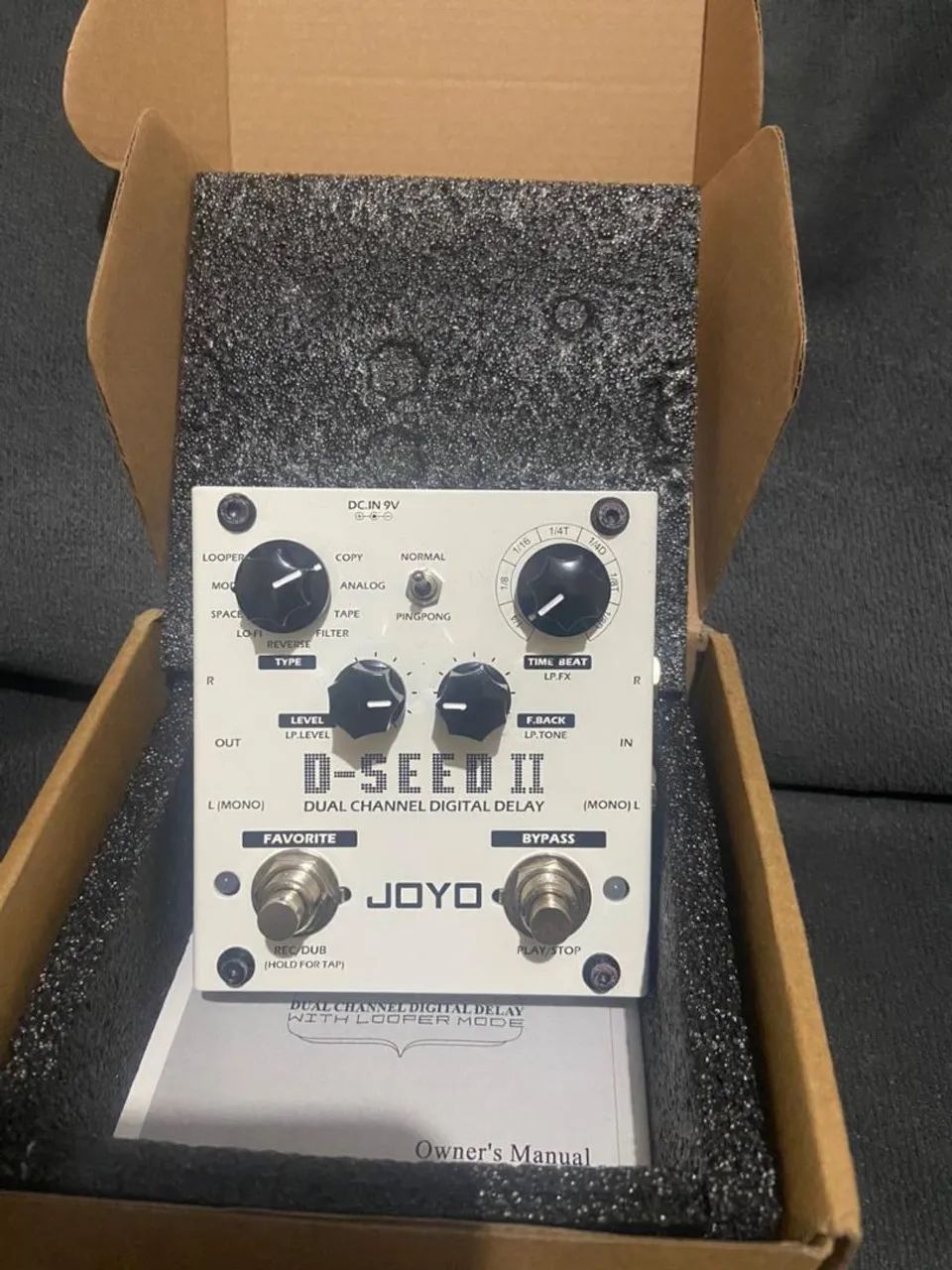 Pedal Joyo D-Seed II Dual Channel Digital Delay