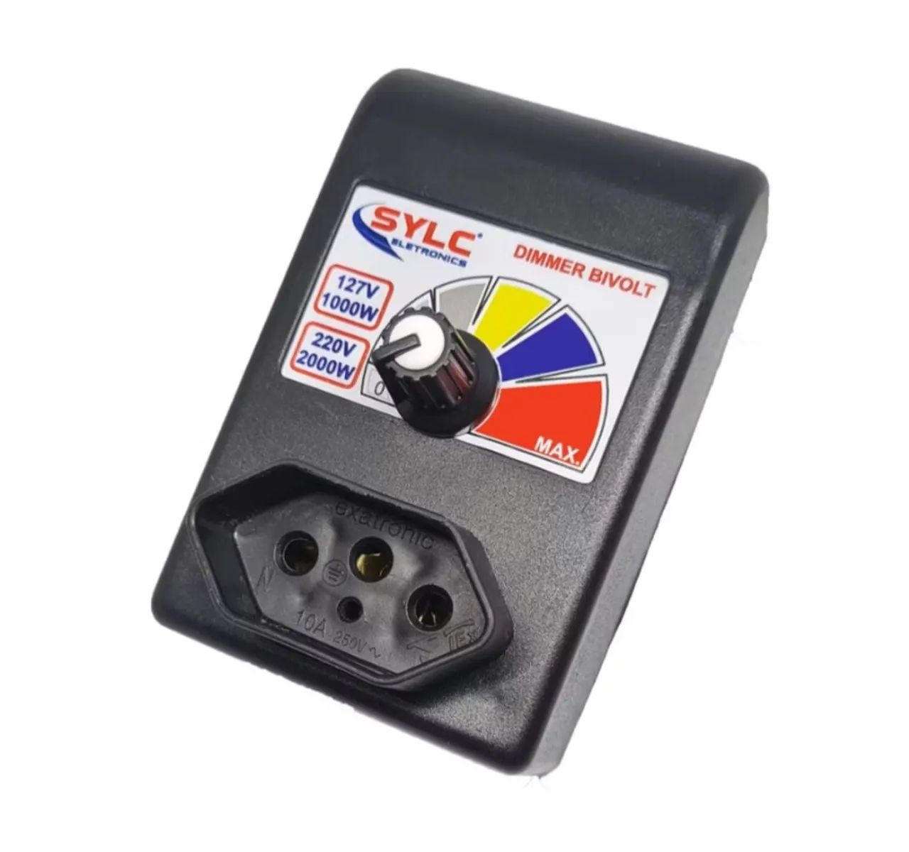 Controlador De Velocidade DIMMER 1000W - 2000W Bivolt Automático 110V/220V