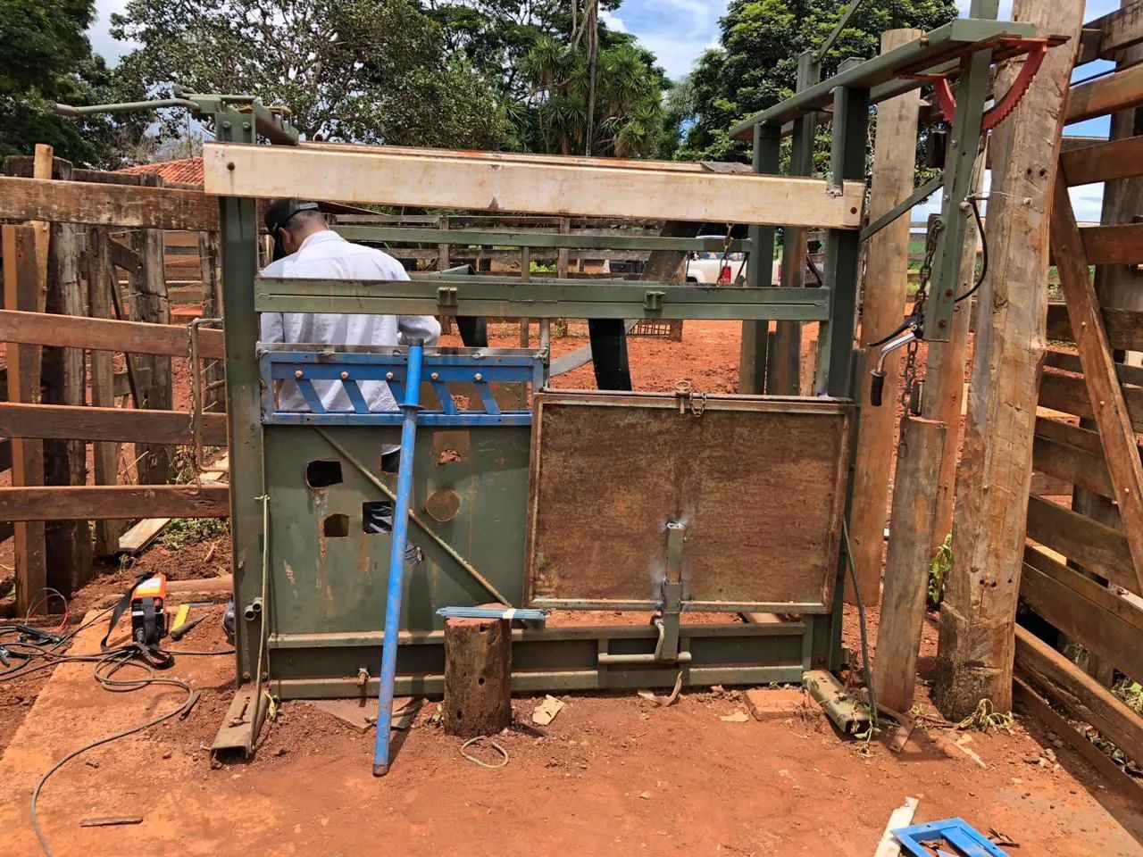 Tronco contenção bovino - Foto 2