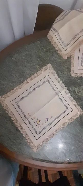 TRIO DE FORRINHOS BORDADO A MÃO  - Foto 6