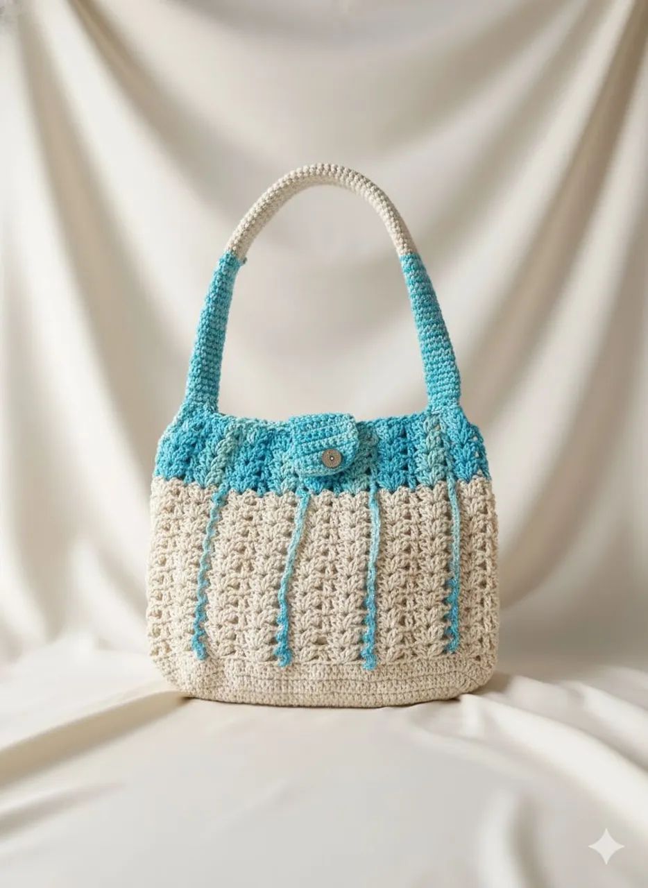 Bolsa Santorini crochê