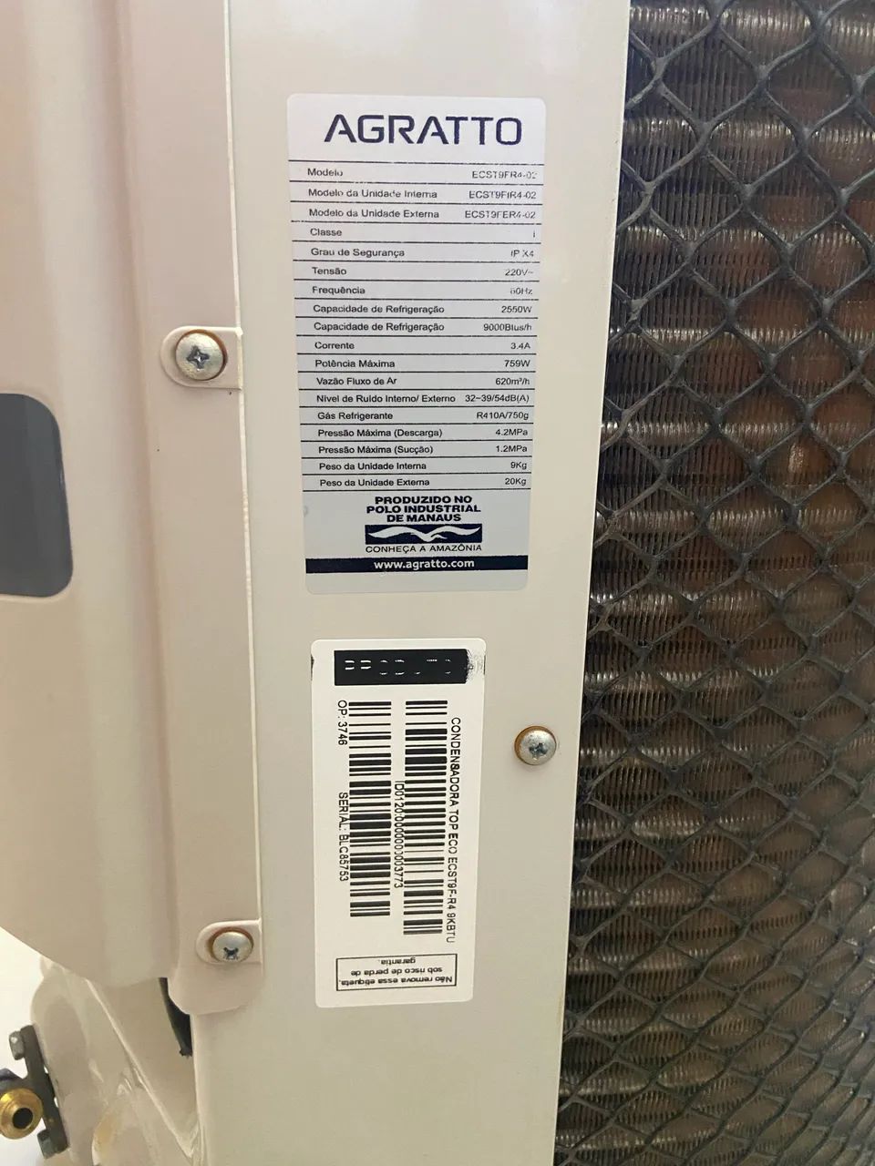 Ar condicionado 9000 btus Agratto - Foto 3
