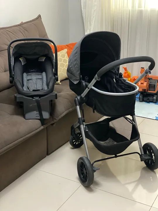 Carrinho+bebe conforto importado