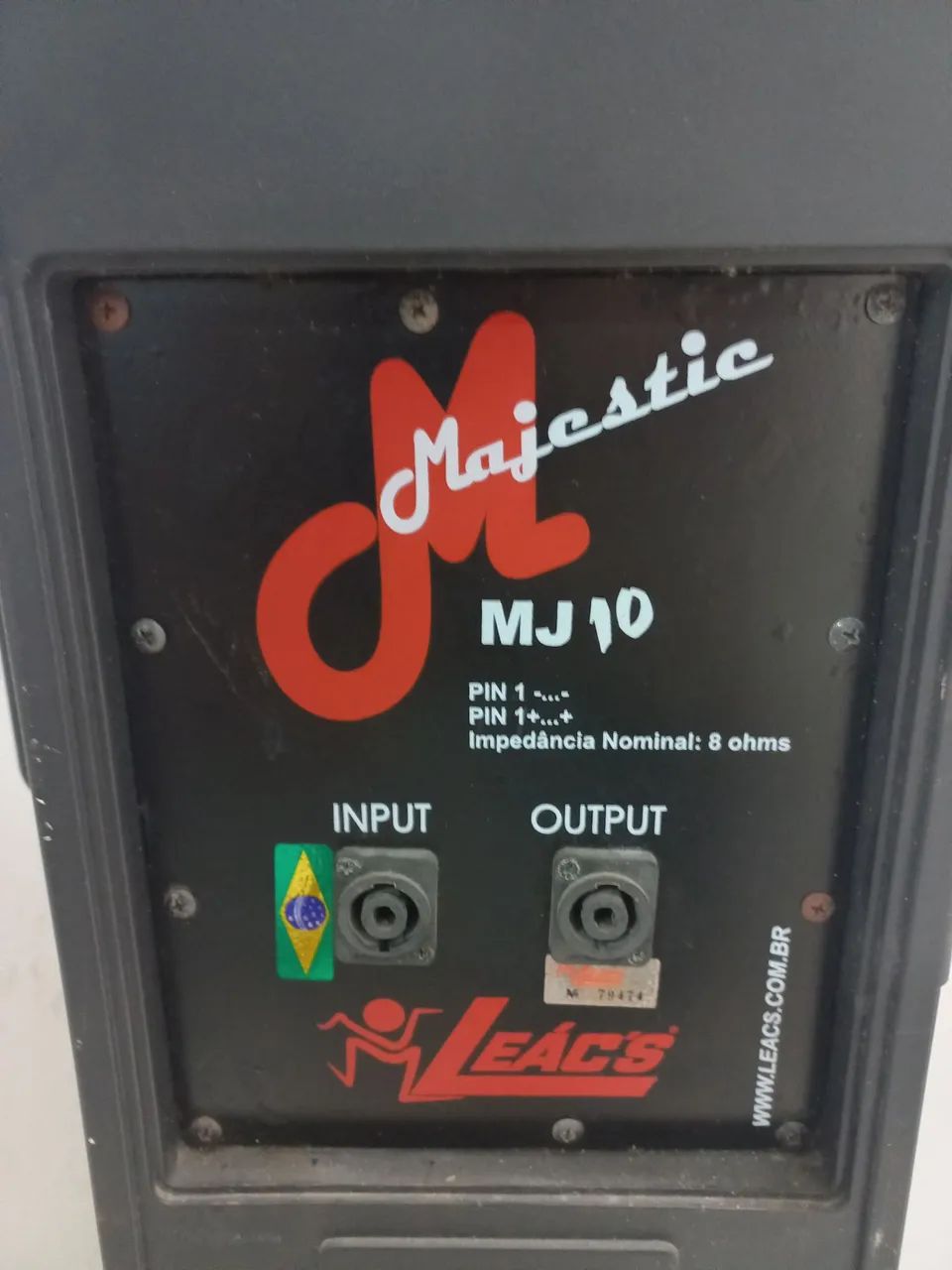 Caixas ativa e passiva LEACS Magestic 10 polegadas - Foto 5