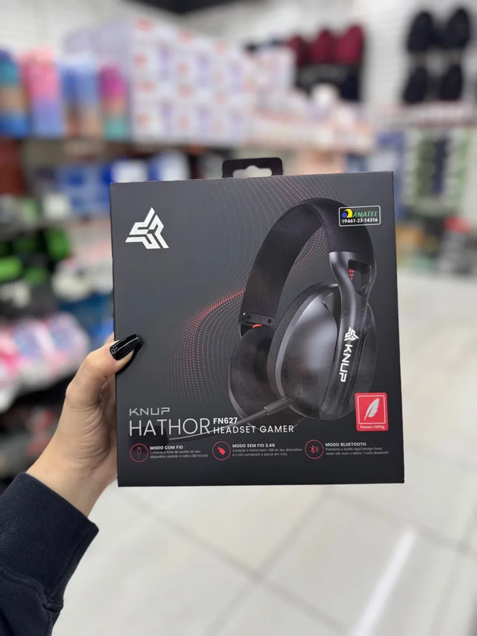 Headset Gamer Wireless Knup Super Leve