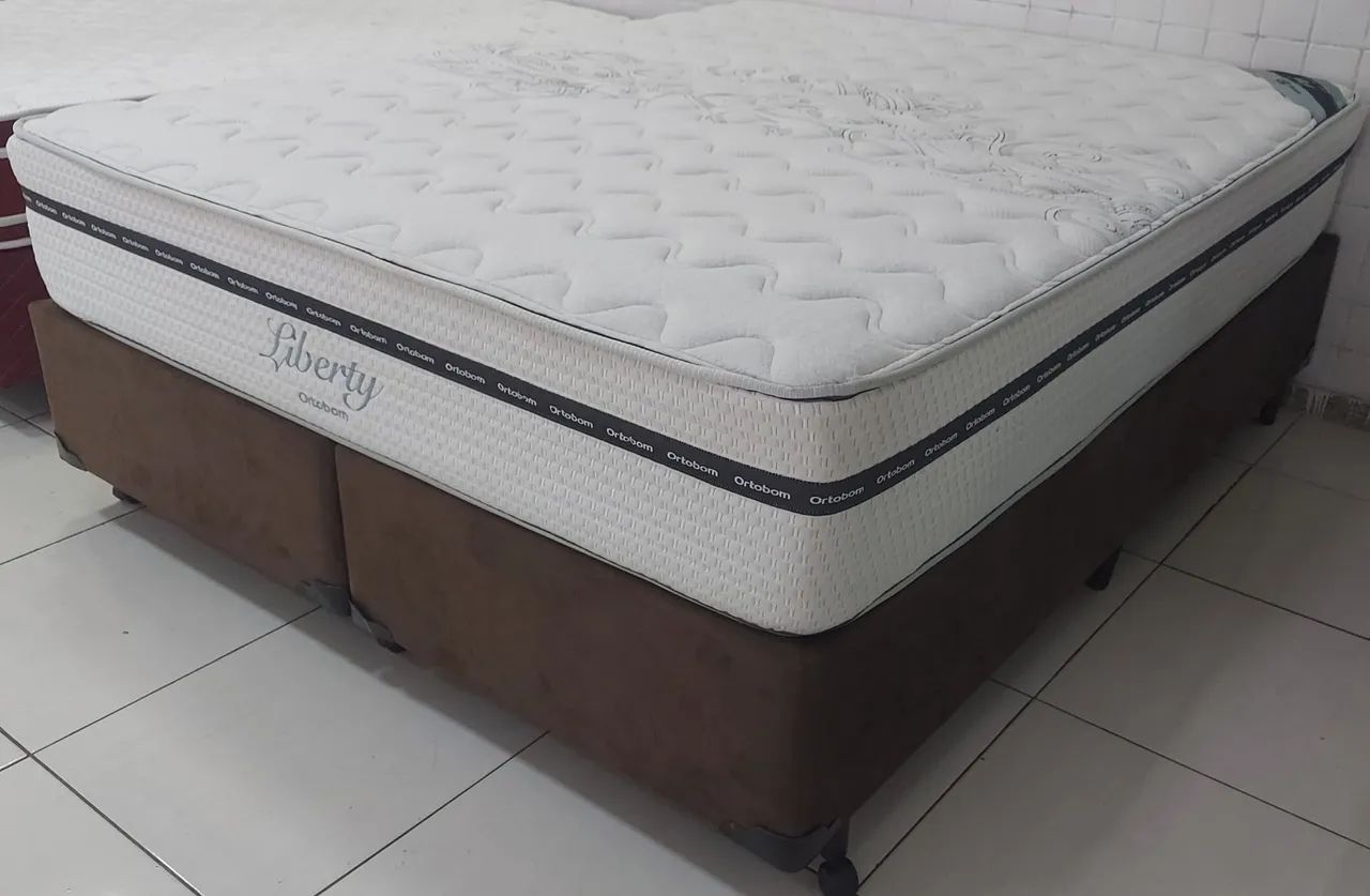 Cama Queen Size ortobom  entrega grátis  - Foto 2