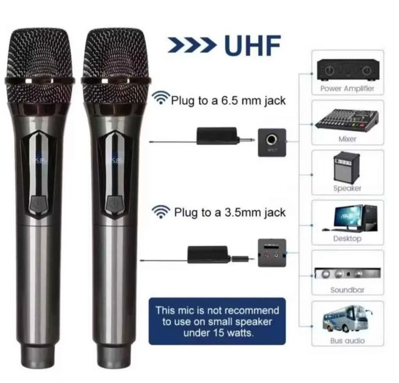 Microfone duplo sem fio linha premium - Foto 6