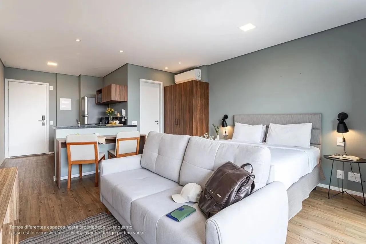 Apartamento com 1 Quarto para alugar, 38m² - Pinheiros